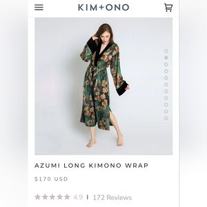 Kim+Ono Azumi Long Kimono Wrap